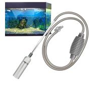 Generico Aquarium Cleaner | 1 x Semi Automatic Lvere Hand Vacuum Cleaner | 170 cm Cleaning Tool with Long Tube | Practical Aquarium for Water Change, A