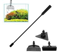 Generico Aquarium Cleaning Tools, Long Handle Scraper Universal Aquarium Cleaner for Turtles Shrimp Betta House Pond Terrarium Water and Salt