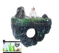 Generico Aquarium Decorations Theme | Fun Aquarium Decorations for Betta and Guppy | Island Fish Tank Decorations | for Home, Office, Living Room, Study, Men, Women, Family