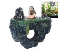 Generico Aquarium Floating Decoration | Fun Aquarium Betta and Guppy | Fish Tank Ornaments for Office, Country House Living Room Study Women Men Friends Family
