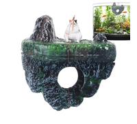 Generico Aquarium Floating Decorations - Decorative for Aquarium and Fish Betta, Island Decorations for Fish Tank | for Office Country House Living Room Study Women Men Family