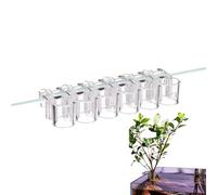 Generico Aquarium Plant Support - Six Pack Hanging Hydroponic Clip Together | Fish Tank Plant Support, Aquatic Plants Clips Garden Fish Tank Home Grow Aquarium Plants