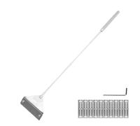 Genérico Aquarium Scraper - with Replacement and Long Handle | Mud Scraper and Glass Cleaner for Aquarium | for , Sludge, Moss, Residues, Restoration and Maintenance
