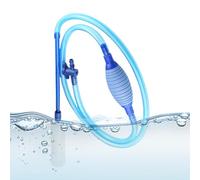 Generico Aquarium Siphon Cleaning Pump - Manual Water Change Pumps with Filter | Water Suction Tool for Cleaning Prevents Suction of Small Fish