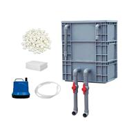 Generico Aquarium Water Filter - Heavy Duty 3 Tier Water Cycle Box | Water Drop Recirculation Box for Clean Water | for Home, Indoor, Outdoor, Commercial, and Salt and Water