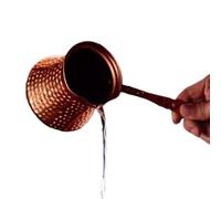 Genérico Arabic - Traditional Turkish Pot, Vintage | Wide Long Handle Copper Teapot, Coffee Pot, Brass Gr offee Warmer, Classic Beverage Tool for Co