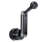 Generico Arm with Holder A - Aluminium Alloy Connector, Phone Holder for Scooter Saloon, Rotating Car Phone Pole | Cradle Holder with Clamp for Socket
