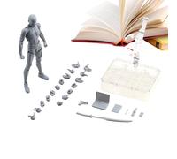 Genérico Articulated Artistic Figure, Model for Drawing and Painting, Moving Body, Posable Mannequin for Artists, Desk Decoration, Photo and Accessory