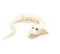 Genérico Articulated Lucky White Dragon Figure - 45 cm - Articulated Dragon Figure - Toy for Collectors, Decoration and Original Gift - Lucky Dragon Flexible - Falkor - Fujur