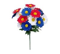 Genérico Artificial Flowers for Graves - Permanent Floral Arrangement Bouquet, Memorial Silk Flowers for Cemetery, for Family Friends Lovers History Garden Patio Holidays