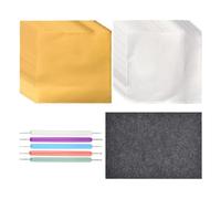 Generico Artistic Tools for Aluminium Foil - Double Sided with Felt Base | Embossing on Aluminium Paper with Pens | Ergonomic Aluminum Foil Detailing Toolkit Set with Greeting Card Decor Projects