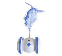 Generico Automatic Cat - Intelligent USB Rechargeable Cat Chasing Kitten Brain Teaser, Electric Interactive Self-Converting Chase, Avoid Obstacles for G