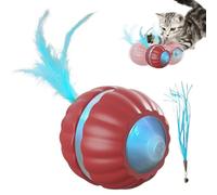 Generico Automatic Cat Toy | Cat Stimulating Rolling Ball | Pet Accessories for Enrichment, Fight Boredom, Exercise, Hunting and Training, Keep Them
