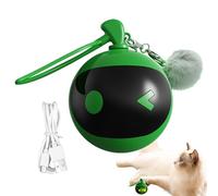 Genérico Automatic Cat Toy, Interactive Cats - Smart Toys with LED Lights, Lighted Electric Ball Sounds Pets, and Dog
