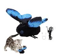 Genérico Automatic Cat Toy, Interactive USB Rechargeable - Interactive Game for Indoor Cats - Suitable for Patios, Porches, Gardens, Indoors, Lawns and Cats of All Sizes and