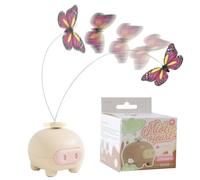 Generico Automatic Cat Toys - Flying Butterfly Interactive Toy for Cats - Mobile Drum Sticks for Training and Fun - for Pets of All
