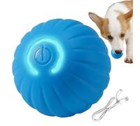 Genérico Automatic Dog Ball, Rechargeable Smart Toy, 3 Inches LED Light Cat Ball with Motion Sensor, Pet Supply with Anti-Slip, Interactive Training Exercise Accessory Hunting Simulation