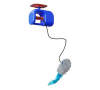 Generico Automatic Hanging Rechargeable Silent | Interactive Cat Toy - Rechargeable Accessory | Stimulating Steering Wheel, for Pet Pussy Exercise Holder