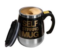 Generico Automatic Stirring Coffee Maker - Battery Operated Stainless Steel Blending | Magnetic Self Shaking - Portable Shaker for Tea, Oats, Drinks Powder, Home, Office, Travel, S