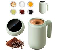 Generico Automatic Stirring Coffee Maker - Magnetic Automatic Mixing with Lid with Electric Temperature Display, Portable Splash-proof Design, Maintain