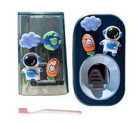 Genérico Automatic Toothpaste Dispenser for Kids | Cute 3 Piece Wall Mounted Toothpaste Dispenser - Toothpaste Squeezer