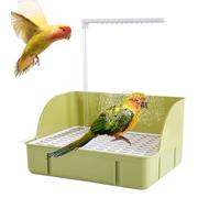 Generico Automatic Water Circulation Shower for Parrots, Electric Bird Bath with Splash Guard & USB, 8.27 x 11.42 Inches, Hygienic, Safe & Ideal for Daily Care in The Bird Cage