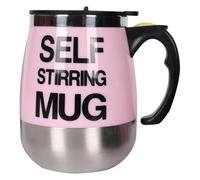 Generico Automatische Rührkaffeetasse | 400 ml Elektrischer Mischbecher mit Deckel und Ergonomischem Griff | Magnetische Rührtasse für Milchtee Getränkepulver Kaffee Zuhause Büro Reisen Schule Camping