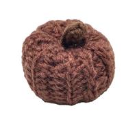 Genérico Autumn Knitted Pumpkin Decorations: Crochet Handmade Cute Craft, Plush Decoration | Small Rustic Pumpkins for Car Hanging Table Farm Autumn