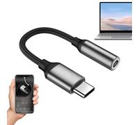 Genérico Aux C to Aux Audio Donation Cable Cable, USB Type C to 3.5mm Headphone Adapter | Nylon Braided Cable, Portable, HiFi Electronics for Phone