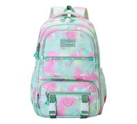 Generico Backpack Height 40cm School Backpacks Kids Kindergarten Student Cute 1 Inch Laptop Backpack Travel Backpack for Teenage Girls Backpack Trolley School, green, Taglia unica, Daypack Backpacks