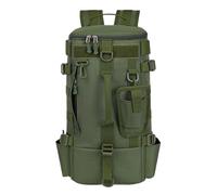 Generico Backpack | Multifunctional Backpack with Rod Holder - Tascomultifunction for Hiking with Bait Compartment for Hunting Camping Construction, army green, Please refer to the description, Please