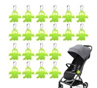 Generico Backpack Reflector | 20 Pieces Ghost Pendants - Reflective Pendants | for Backpack Cycling Walking Running Jogging Hiking Clothing