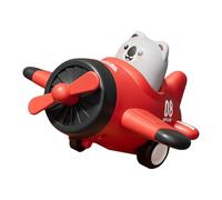 Genérico Backward Drive: Koala 12 cm, Friction Propelled, Animal Themed Steering Wheel, Interactive Rolling Vehicle | Tiger Shape for Kids Over 3 Years Old,