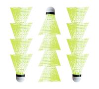 Generico Badminton 12 Pieces Durable Training Nylon Badminton Balls | for Beginners Family Indoor Garden Practice Batting Baseball Softball