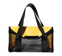 Generico Bait Bag, Bait Storage Net Bag with Handle, Gear Bags for Saltwater Beach River Lake Pond Road and Family Travel, yellow, Please refer to the description, Please refer to description