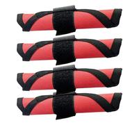 Generico Bait Wraps - 4 x Easy Visible Bait Hooks Covers, PVC Protective, Safe Solution for Storage | Clear View Shield Women's Equipment