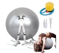 Generico Balón Multifuncional with Weight | Ayuda para Entrenamiento de Volteretas | Balón Antideslizante con Correas Ajustables, Capacity 250 kg para Fitness, Balance y Fuerza