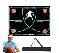 Generico Basketball Mats Training | Rubbo Corner Basketball Anti-Skid | Shock Absorption and Silent Mat and Our Folding Mat for Home Training, Adults
