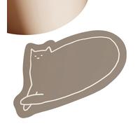 Genérico Bath Mat, Absorbent Floor for Bathroom | Semi-Circular Floor Mat for Living Room, Bedroom, Kitchen