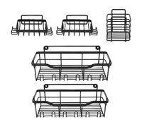 Generico Bathroom Rake, Bathroom Rack Rack | Large Capacity Stable Drainage Organization Shelf | Rack Storage, Shower Caddy for Shampoo, Conditioner Bath