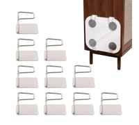 Genérico Bathroom Scale Holder | 8 Pieces Vertical Adhesive Holder for Scale | Wall Scale | Bathroom Kitchen Home Office Apartment Shower Wardrobe Residence Bedroom