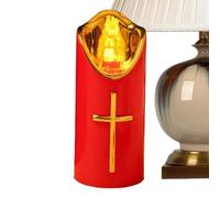 Genérico Battery Operated Candles - Lights for Tombs Operated with Battery, LED Electric Memorial Candles, for Garden, Bedroom, Living Room, Home, Church, Table, Porch, Outdoor Path, Decoration and