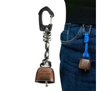 Generico Bear Bells | Safety Ring with Keyring - Iron Camping Bell - for Hiking, Walking, Cycling, Mountaineering, Wildlife, Path, Wildlife