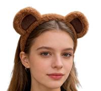 Genérico Bear Headband | Adjustable Plush and Cute | Cartoon Bear Headband for Adult Women Cosplay | For Photoshoots Events Daily Use Holiday Halloween