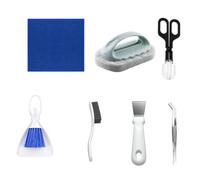 Genérico Bearded Dragon Enclosure Cleaner, with Brush and Dustpan, Cleaning Kit for Lizards - Accessories, for Terrarium Domestic Enclosure Cage Habitat Snake Turtle Frog