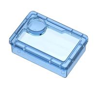 Genérico Bearded Dragon Food Bowl | Transparent Leak Proof - for Leopard Gecko for Terrarium | for Hermit Crab, Frog, Spider, Chameleon, Iguana,
