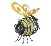 Generico Bee - Artistic Floor Fixture 9.5x12x14cm Solar Powered Ornament Entrance Yard Highlighter Element | Window Walkway Edge Uses