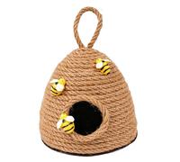 Generico Bee Decoration Rope - Rustic Honey Hive Ornament Hanging 15cm | Kitchen Decoration Living Room Office Shelf | Spring Summer Bee Themed Farm Gift