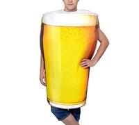 Generico Beer Costume for Men - Beer Mug Suit with Fun Foam, Cup Dress for Alcohol, for Adults, Men, Women, Cosplayers, Carnivals, Stage, Photo Shots, Parties at the