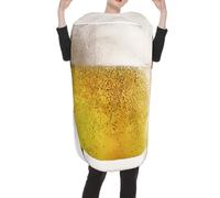 Genérico Beer Man Costume - Realistic Soft Foam Costumes, Alcoholic Drink Cup Costume, for Events Carnival Stage Bar Holidays Photoshoot Men Women